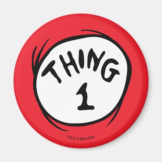 セウス博士 | Thing 1 Thing 2 - Thing 1 マグネット (正面)