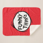 セウス博士 | Thing One Thing Two - おもしろい Thing シェルパブランケット (正面(横))