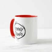 セウス博士 | Thing One Thing Two - おもしろい Thing マグカップ (正面左)