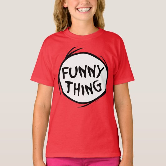 セウス博士 | Thing One Thing Two - おもしろい Thing Tシャツ (正面)
