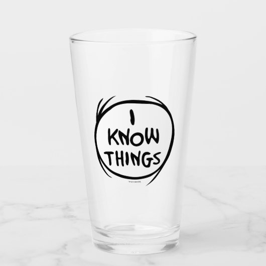 セウス博士 | Thing One Thing Two – 私は物事を知っている タンブラーグラス (正面)