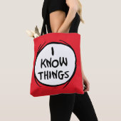 セウス博士 | Thing One Thing Two – 私は物事を知っている トートバッグ (クローズアップ)