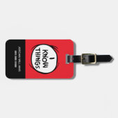 セウス博士 | Thing One Thing Two – 私は物事を知っている ラゲッジタグ (正面横)