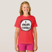 セウス博士 | Thing One Thing Two – 私は物事を知っている Tシャツ (正面フル)