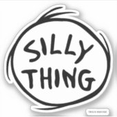 セウス博士 | Thing One Thing Two - 間抜け Thing シール (正面)