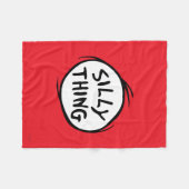 セウス博士 | Thing One Thing Two - 間抜け Thing フリースブランケット (正面(横))