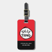 セウス博士 | Thing One Thing Two - 間抜け Thing ラゲッジタグ (正面縦)