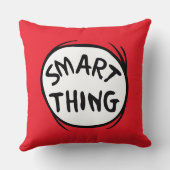 セウス博士 | Thing One Thing Two - 頭が切れる Thing クッション (裏面)