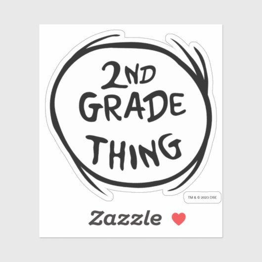 セウス博士 | Thing One Thing Two - 2年生Thing シール (シート)