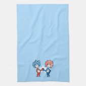 セウス博士 | Thing One Thing Two Patriotic Graphic キッチンタオル (縦)