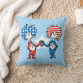 セウス博士 | Thing One Thing Two Patriotic Graphic クッション (ブランケット)
