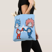 セウス博士 | Thing One Thing Two Patriotic Graphic トートバッグ (クローズアップ)