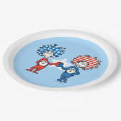 セウス博士 | Thing One Thing Two Patriotic Graphic ペーパープレート (アングル)