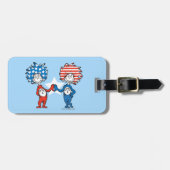 セウス博士 | Thing One Thing Two Patriotic Graphic ラゲッジタグ (正面横)