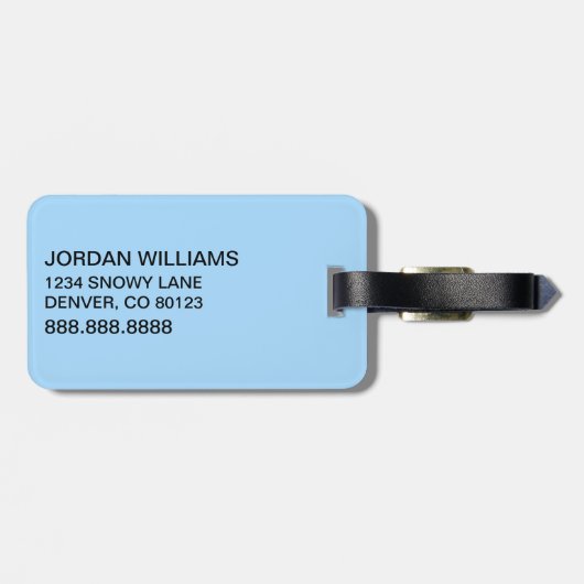 セウス博士 | Thing One Thing Two Patriotic Graphic ラゲッジタグ (裏面横)