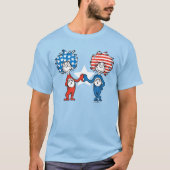 セウス博士 | Thing One Thing Two Patriotic Graphic Tシャツ (正面)