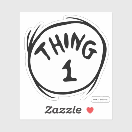 セウス博士 | Thing One Thing Two - Thing One シール (シート)