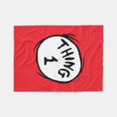 セウス博士 | Thing One Thing Two - Thing One フリースブランケット (正面(横))