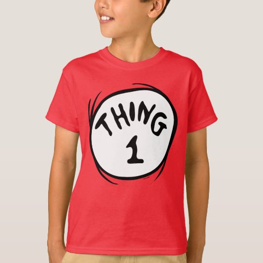 セウス博士 | Thing One Thing Two - Thing One Tシャツ (正面)