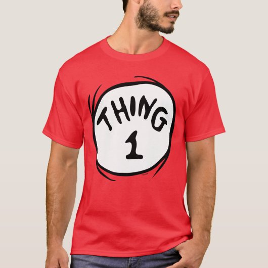 セウス博士 | Thing One Thing Two - Thing One Tシャツ (正面)
