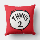 セウス博士 | Thing One Thing Two - Thing Two クッション (裏面)