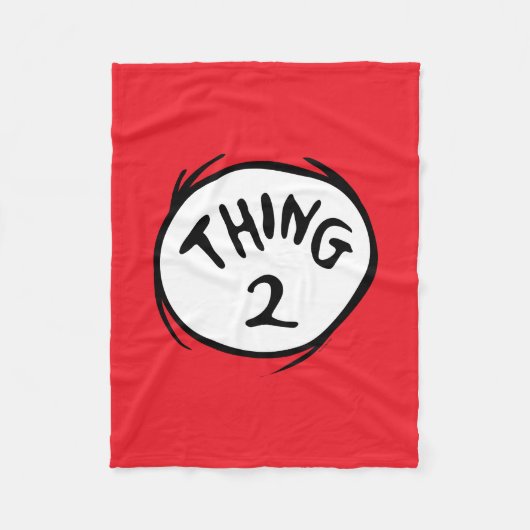 セウス博士 | Thing One Thing Two - Thing Two フリースブランケット (正面)