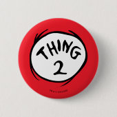 セウス博士 | Thing One Thing Two - Thing Two 缶バッジ (正面)