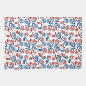 セウス博士 | Thing One Thing Two US Flag Pattern キッチンタオル (横)