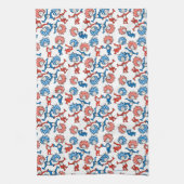 セウス博士 | Thing One Thing Two US Flag Pattern キッチンタオル (縦)