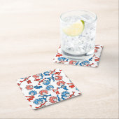 セウス博士 | Thing One Thing Two US Flag Pattern スクエアペーパーコースター (インサイチュ)