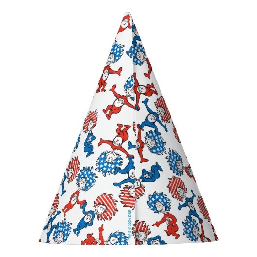 セウス博士 | Thing One Thing Two US Flag Pattern パーティーハット (裏面)