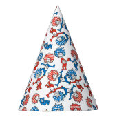 セウス博士 | Thing One Thing Two US Flag Pattern パーティーハット (正面)