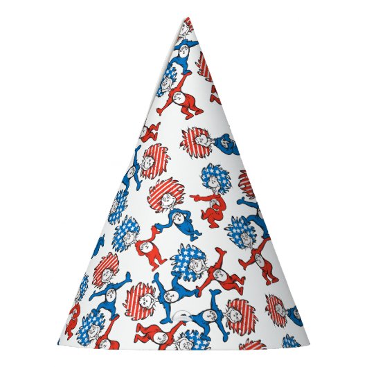 セウス博士 | Thing One Thing Two US Flag Pattern パーティーハット (左)