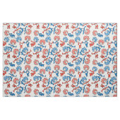 セウス博士 | Thing One Thing Two US Flag Pattern ファブリック (ファットクウォーター)