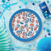 セウス博士 | Thing One Thing Two US Flag Pattern ペーパープレート (パーティー)