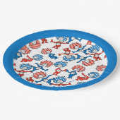 セウス博士 | Thing One Thing Two US Flag Pattern ペーパープレート (アングル)