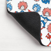 セウス博士 | Thing One Thing Two US Flag Pattern マウスパッド (コーナー)