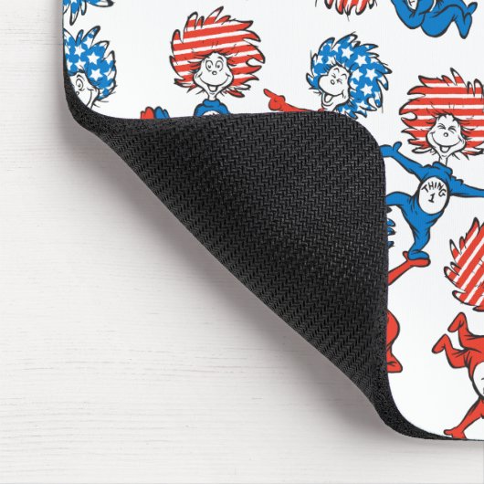 セウス博士 | Thing One Thing Two US Flag Pattern マウスパッド (コーナー)