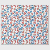 セウス博士 | Thing One Thing Two US Flag Pattern ラッピングペーパー (フラット)