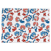 セウス博士 | Thing One Thing Two US Flag Pattern ラージペーパーバッグ (裏面)