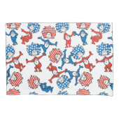 セウス博士 | Thing One Thing Two US Flag Pattern 枕カバー (正面左)