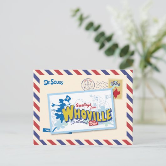 セウス博士 | Who-villeからのご挨拶 ポストカード (スタンド正面)