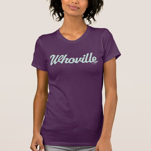 セウス博士 | Who-villeスクリプトロゴ Tシャツ (正面)