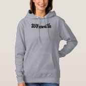 セウス博士 | Who-villeスクリプトロゴTシャツ パーカ (正面)