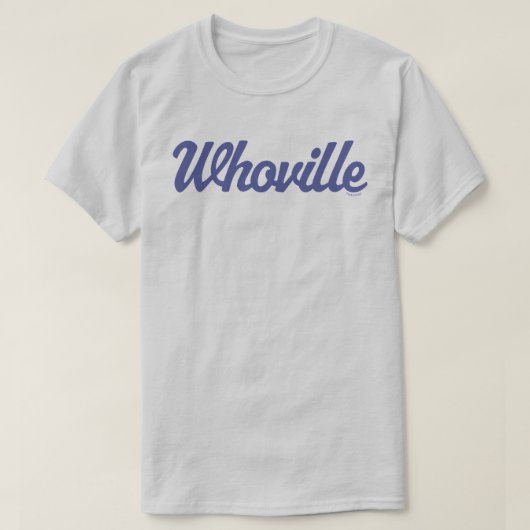 セウス博士 | Who-villeスクリプトロゴTシャツ Tシャツ (デザイン正面)