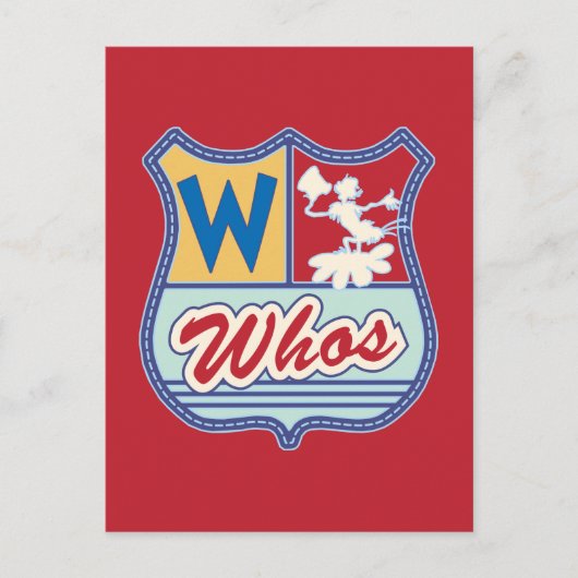 セウス博士 | Who-ville - Whos Crest ポストカード (正面)