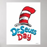 セウス・デイ博士 ポスター<br><div class="desc">祝読この可愛いDr. Seuss Dayグラフィックと。</div>