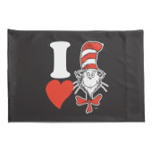 セウス・バレンタイン | Iハート帽子の中の猫 枕カバー (裏面-右)