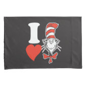 セウス・バレンタイン | Iハート帽子の中の猫 枕カバー (正面右)