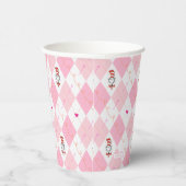 セウス・バレンタイン | Pink the アーガイル Cat in the H 紙コップ (右)